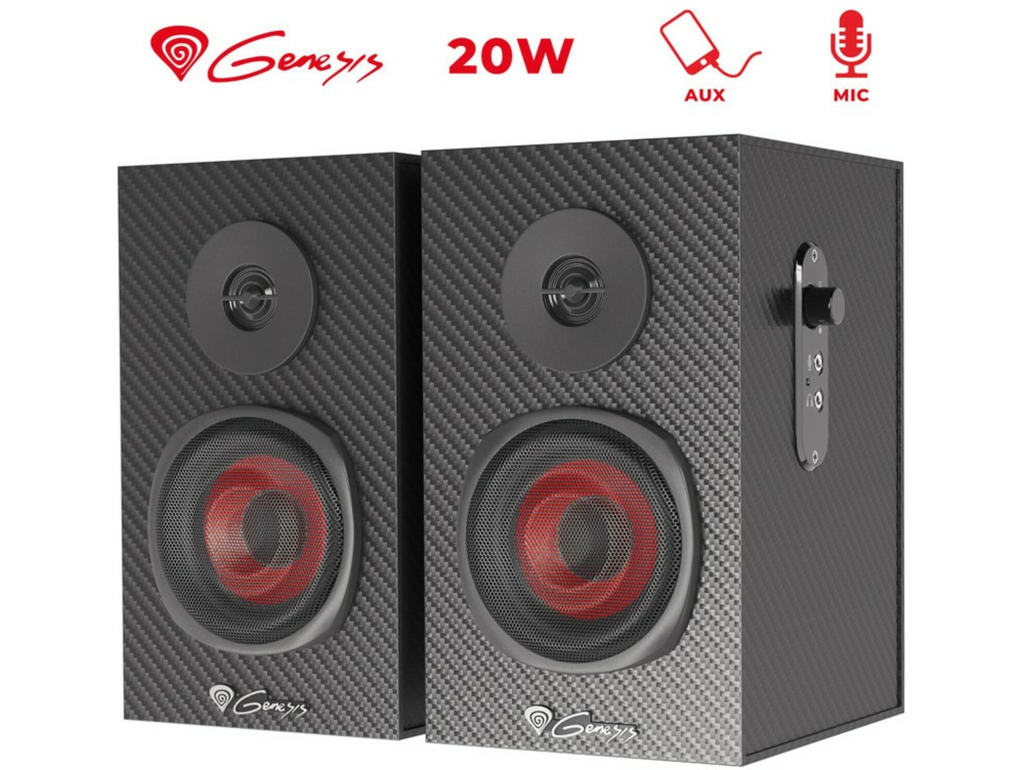 GENESIS stereo 2.0 zvočniki HELIUM 200