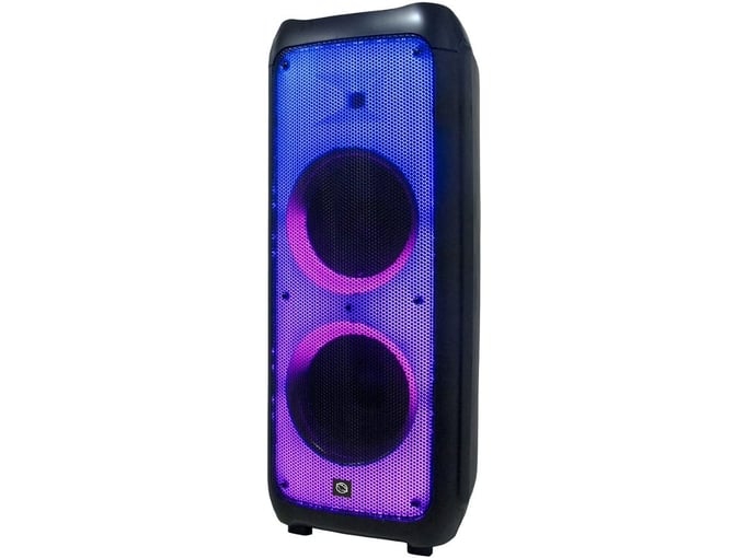 MANTA prenosni karaoke zvočnik SPK5450 PHANTOM, Bluetooth 5.0, 300W RMS, TWS, Equalizer, X-Bass, FM Radio, USB / microSD / AUX / MIC-in, črn