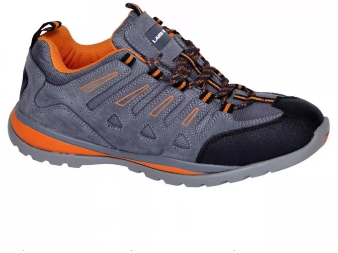 PROLINE čevlji brez kapice L3040843 sivo oranžni št.43