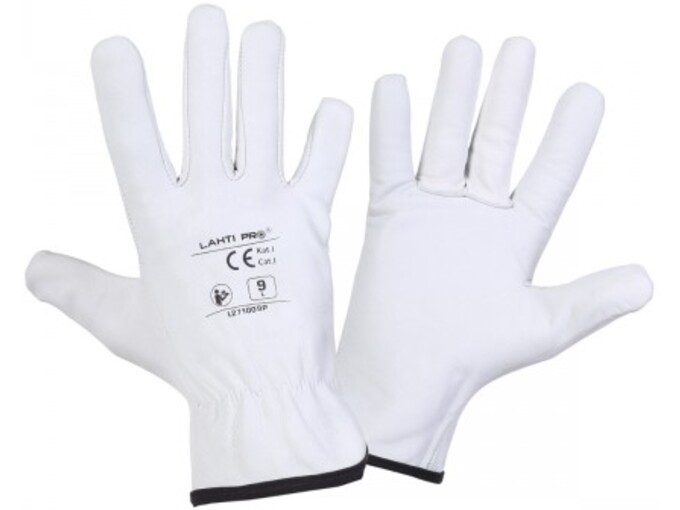 LAHTI usnjene rokavice L271010K profix XL bela