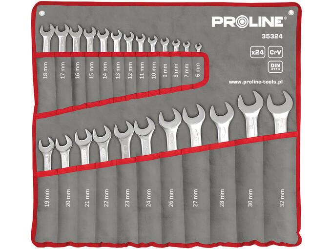 PROLINE 24-delni set kombiniranih ključev PROFIX 35324
