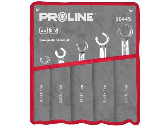 PROLINE 5-delni set ključev za matice PROFIX (10x11 - 17x19) 36445