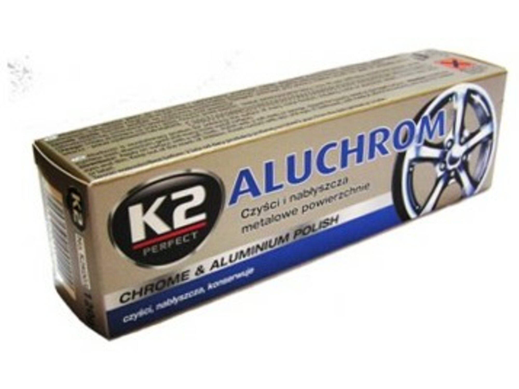 K2 AUTO CARE pasta za čiščenje in poliranje Aluchrom - Metal polish