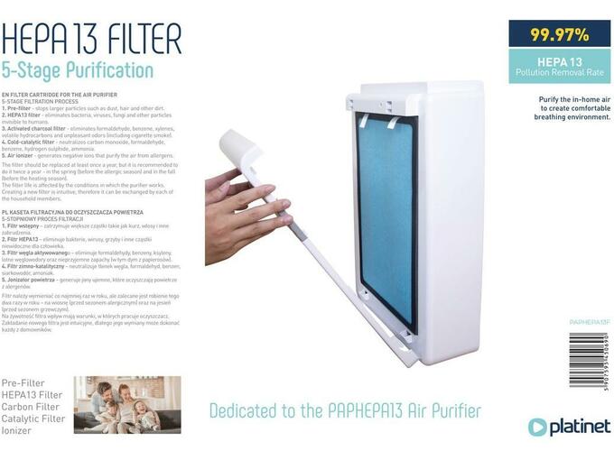 PLATINET filter za čistilec in vlažilec zraka PAPHEPA13F