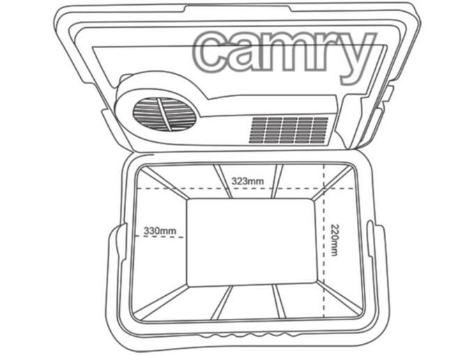 CAMRY električna hladilna torba 24 litrov CR8065