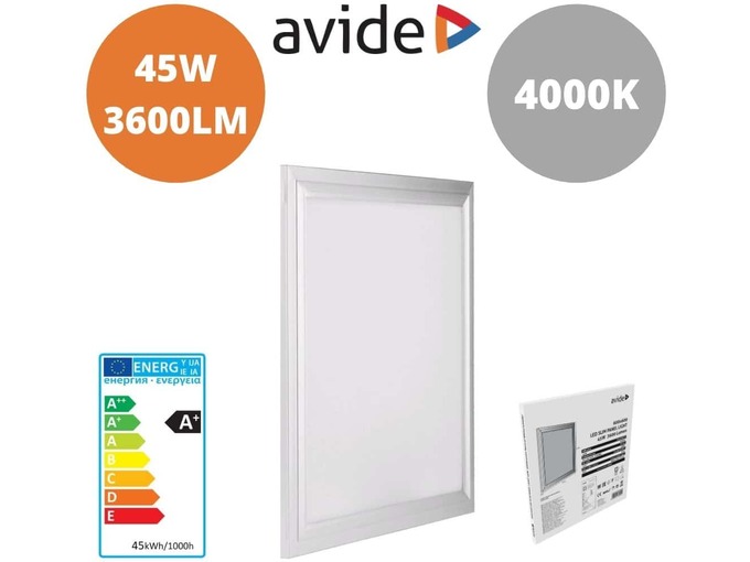 Avide led panel 60x60x1.2 cm 45w 3600lm nevtralno bel 4000k