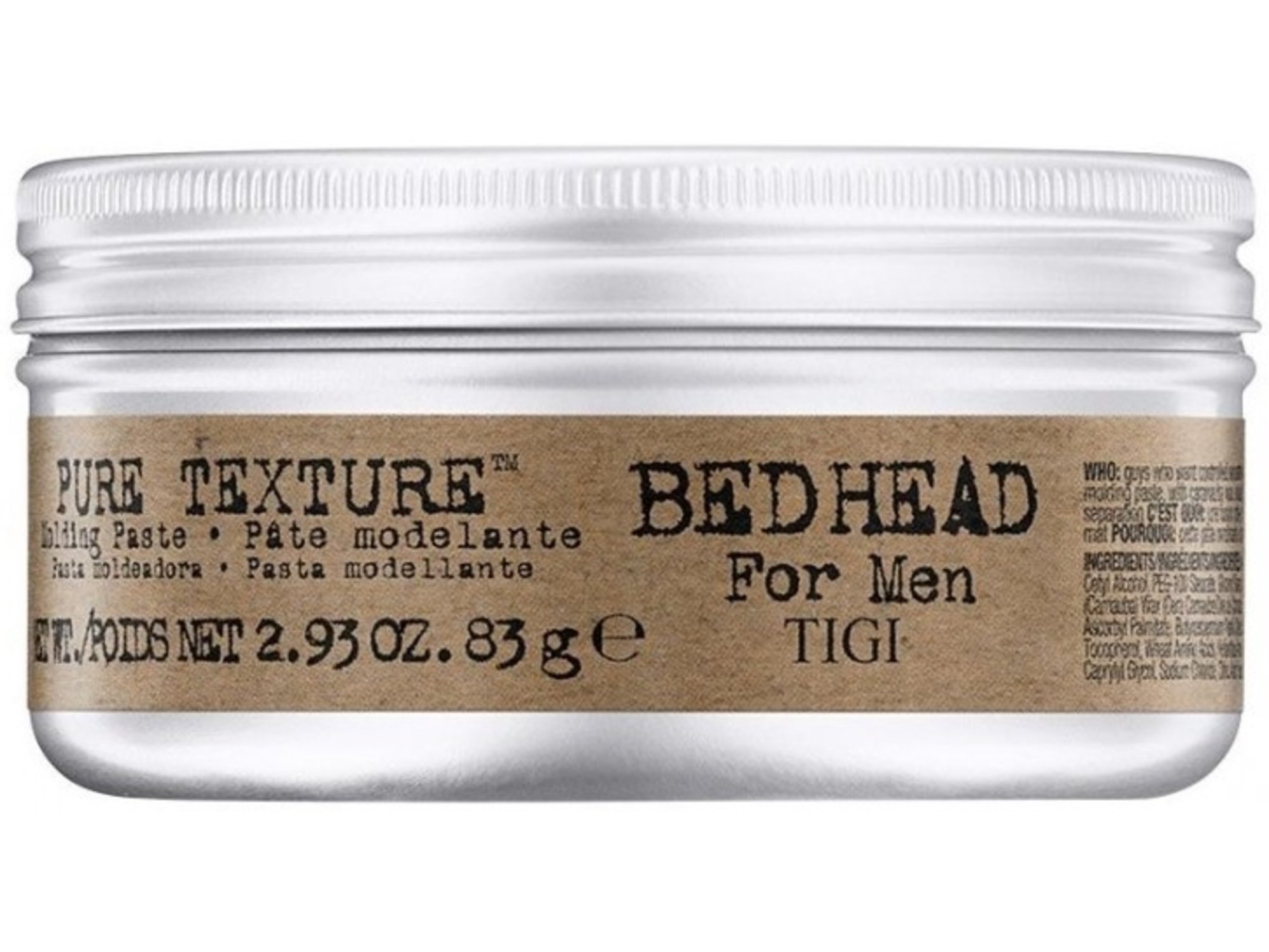 Tigi Pasta za oblikovanje BED HEAD B FOR MEN Pure Texture Molding Paste 83 g