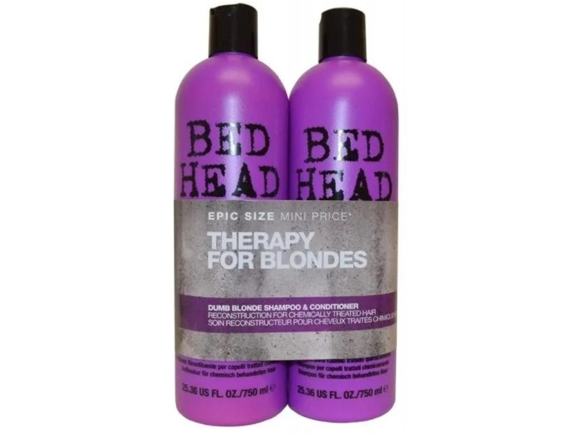 Tigi Šampon in balzam BED HEAD Dumb Blonde Tweens 2x 750 ml