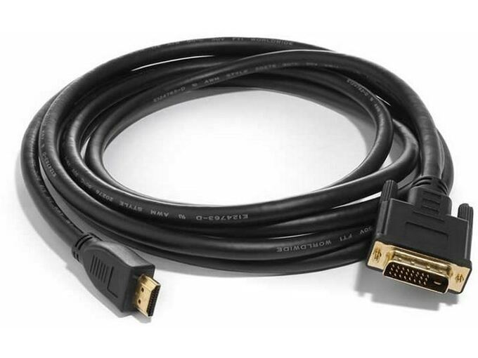SBOX HDMI-DVI-D 24+1 kabel 2m SBOX HDMI-DVI-2
