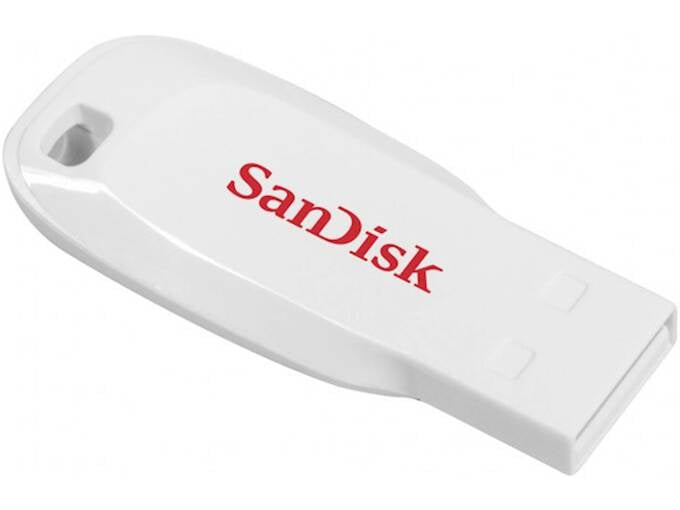 SANDISK USB ključek 16GB FLASHPEN-CRUZER BELA, 2.0
