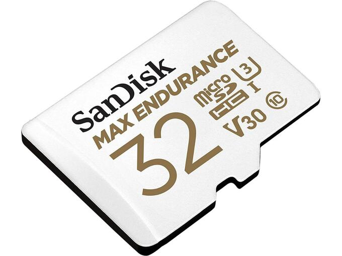 SANDISK SDHC SanDisk micro 32GB MAX ENDURANCE, 100/40MB/s, C10, U3, V30, adapter SDSQQVR-032G-GN6IA