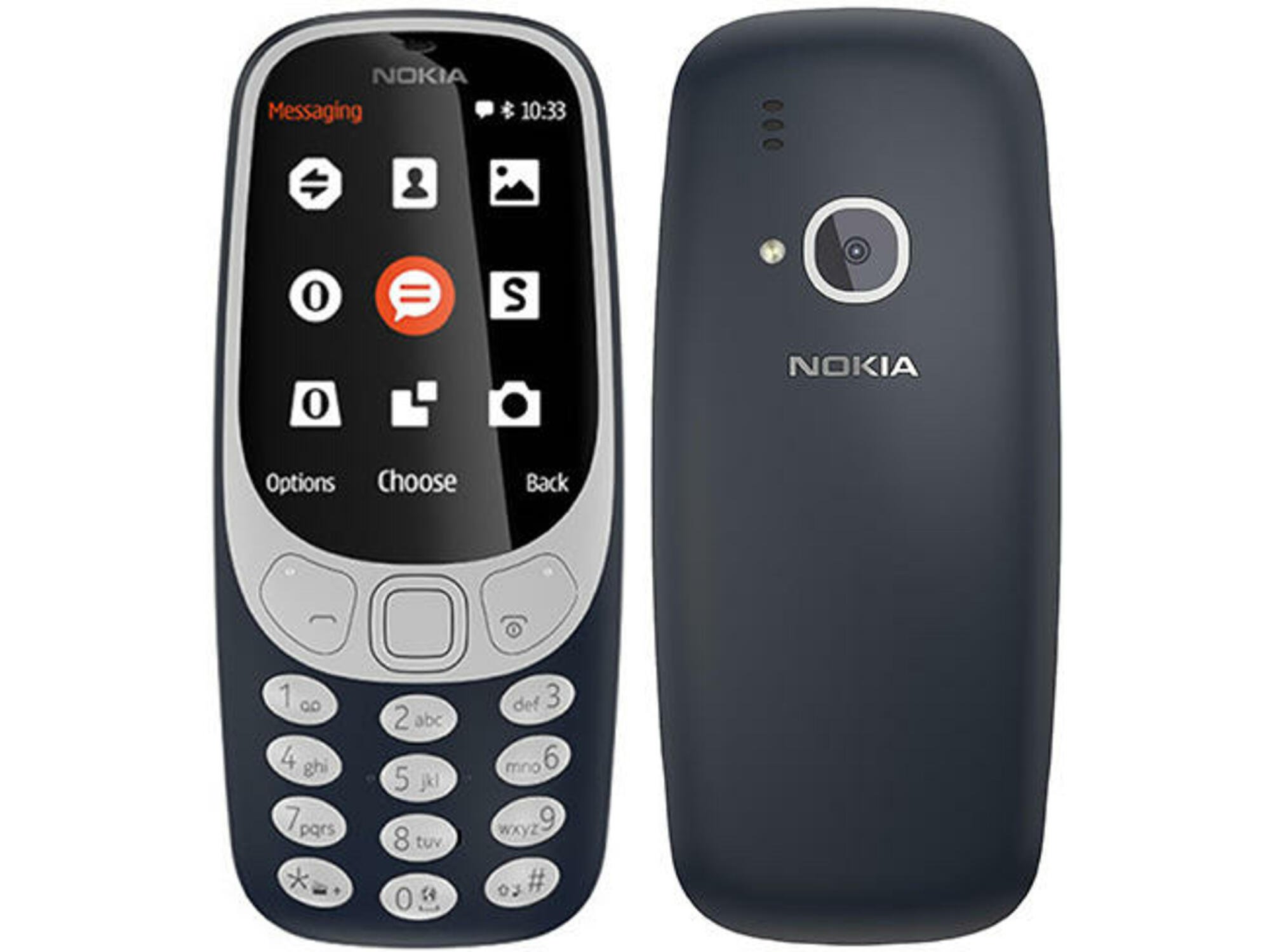 NOKIA GSM telefon 3310 DUAL SIM MODRA