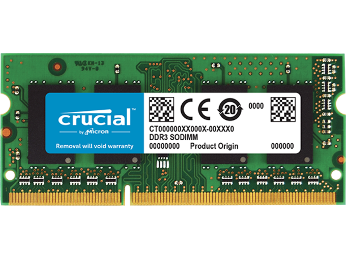 CRUCIAL pomnilnik (RAM) 4GB DDR3L 1333 MHz CT4G3S1339M