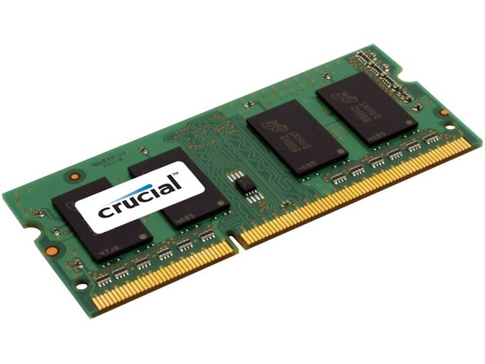 Crucial RAM za prenosnik sodimm, ddr3l, 4gb pc3-12800 1600mhz cl11 sr 1.35v