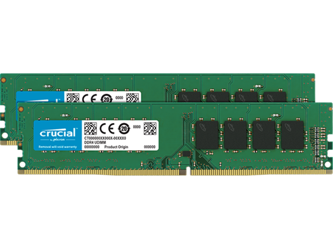CRUCIAL Crucial 32GB Kit (2 x 16GB) DDR4-3200 UDIMM PC4-25600 CL22, 1.2V CT2K16G4DFRA32A