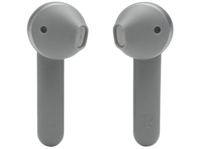 JBL brezžične ušesne slušalke T225TWS siva