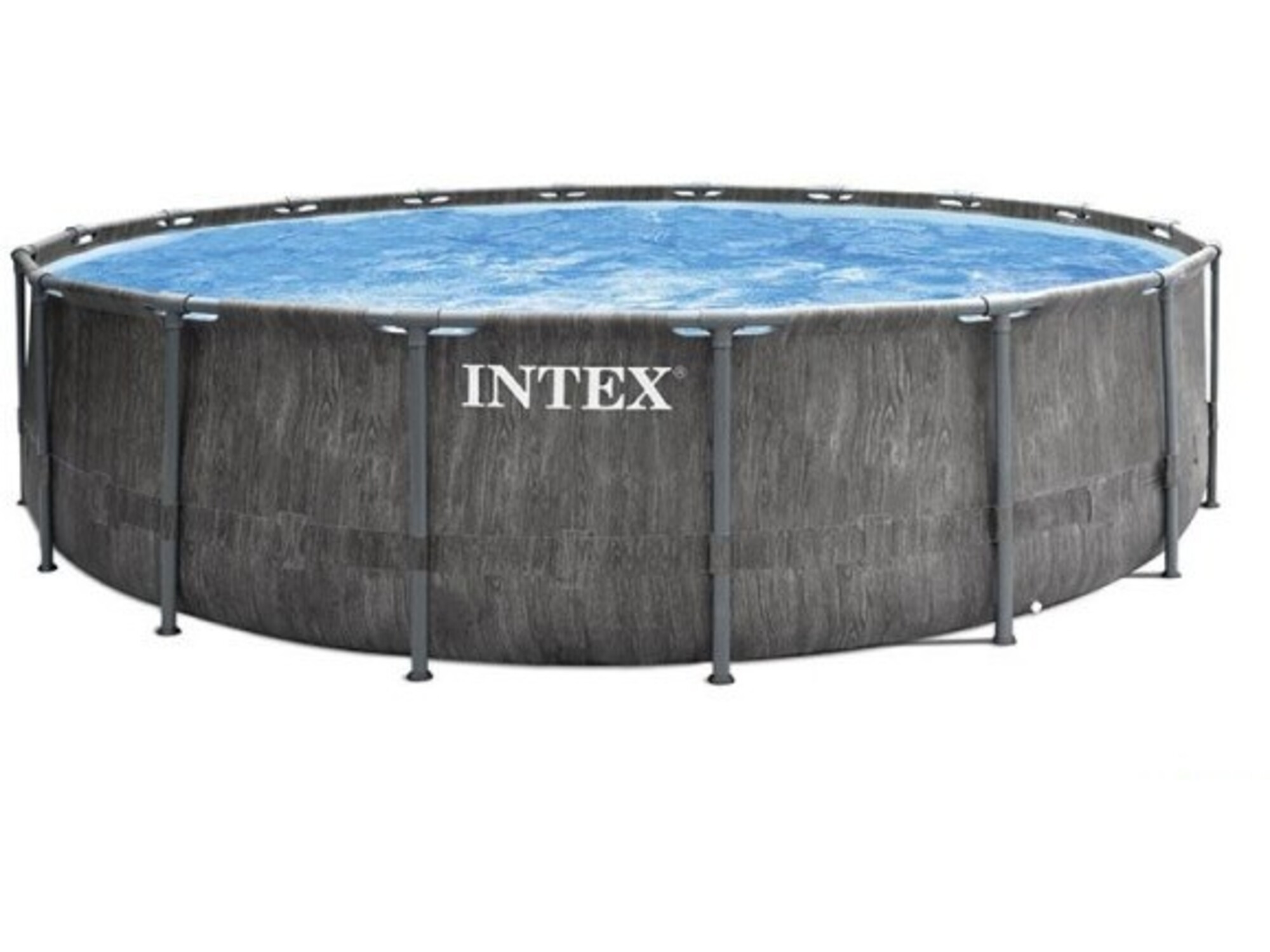 INTEX bazen Greywood Prism Frame, 457x122cm 26742NP, s kovinsko konstrukcijo