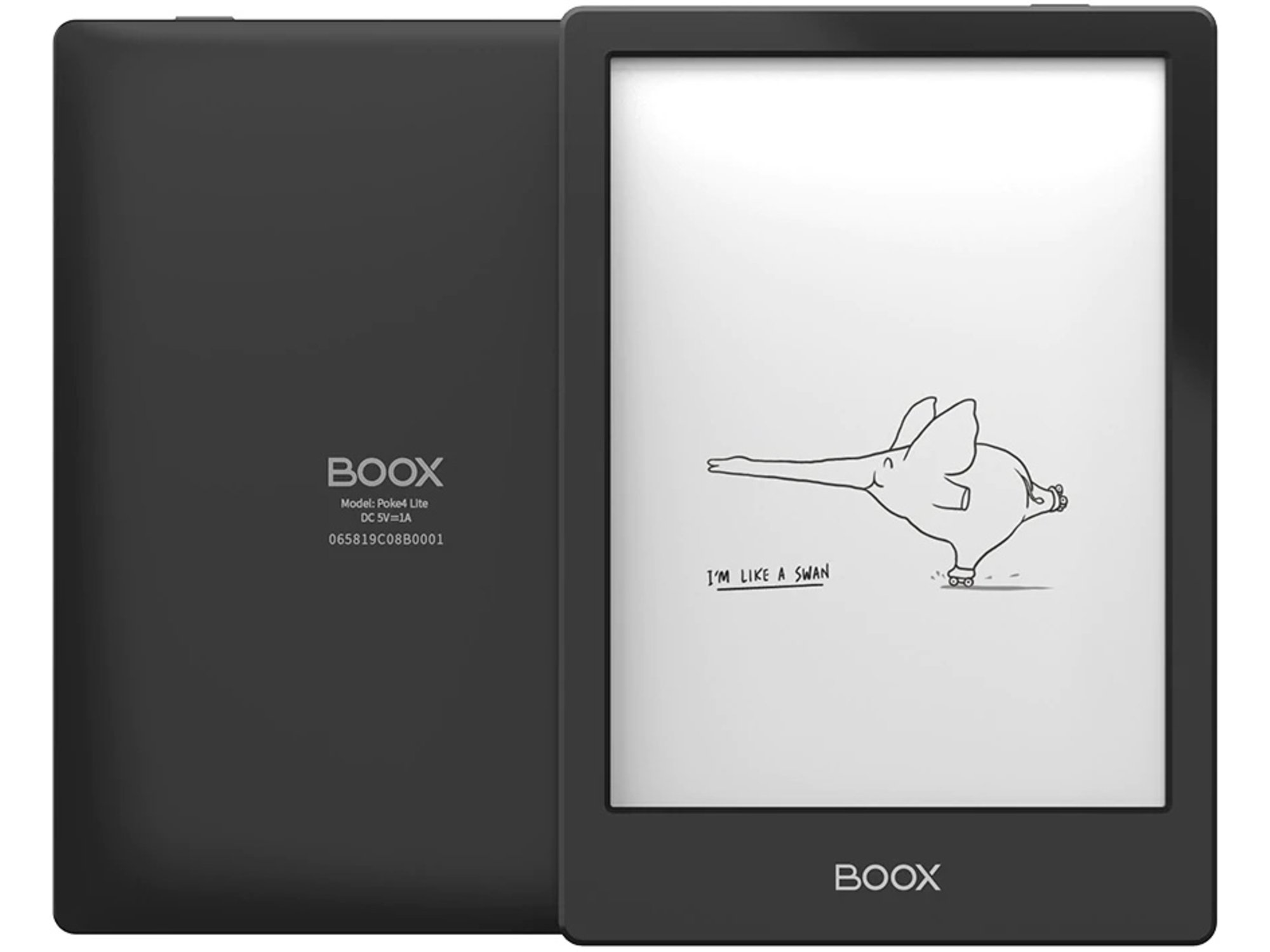 BOOX E-bralnik Poke4 Lite, 2GB+16GB, Wi-Fi, črna