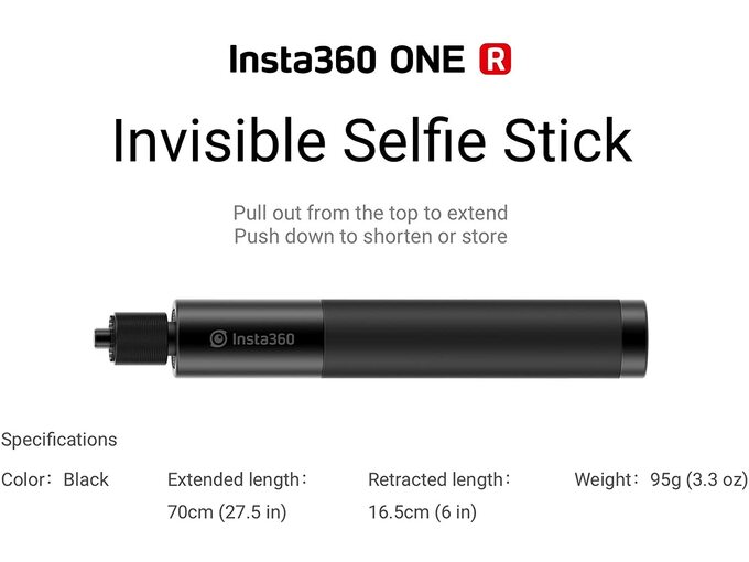 INSTA360 selfie palica za ONE R 70 cm