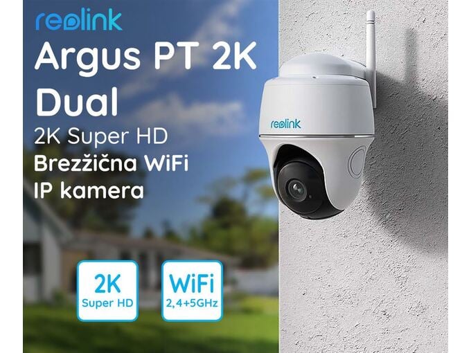 REOLINK IP kamera ARGUS PT 2K DUAL
