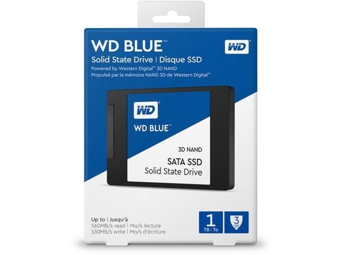 WD SSD disk BLUE 3D NAND 1TB/SATA3/2.5 (WDS100T2B0A)