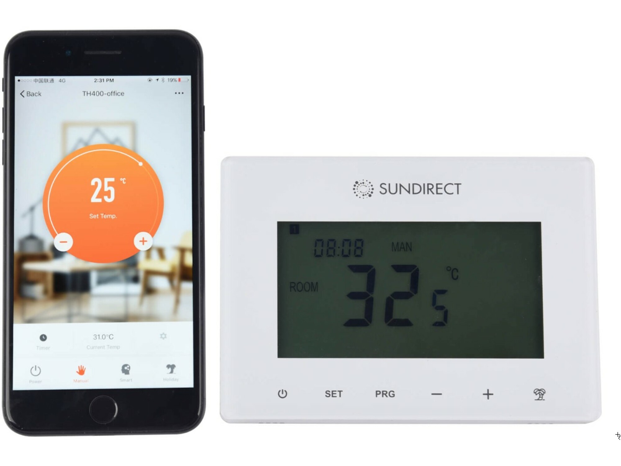SUNDIRECT brezžični digitalni termostat Smart 1.0 Pro (Wifi)