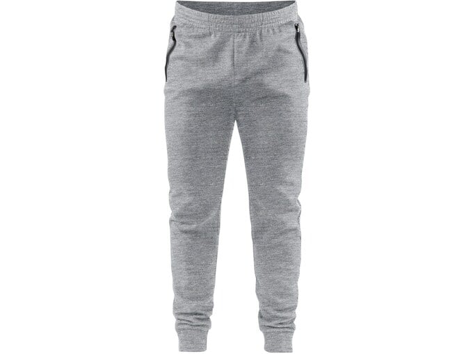 Craft Moške dolge hlače grey melange XL
