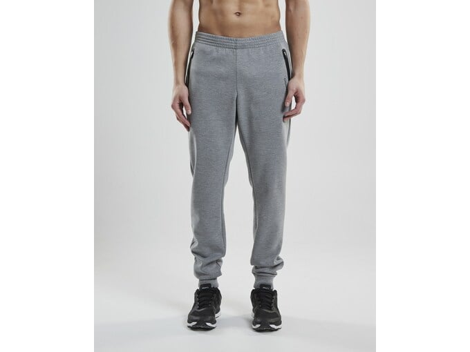 Craft Moške dolge hlače grey melange XL