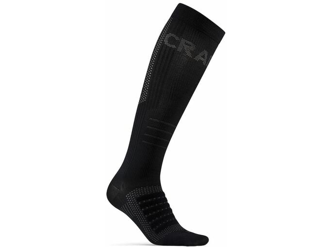 Craft Kompresijske nogavice dokolenke adv dry compression black, 37-39