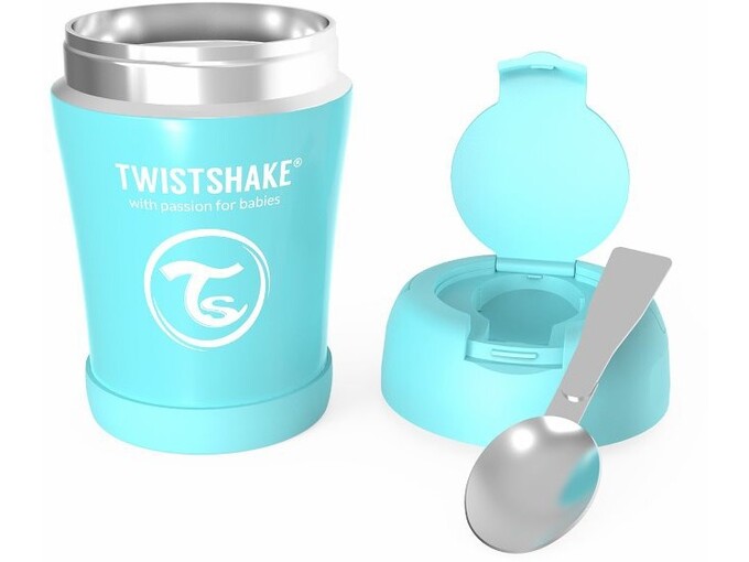 Twistshake Blue, termo posodica za hrano, 350 ml