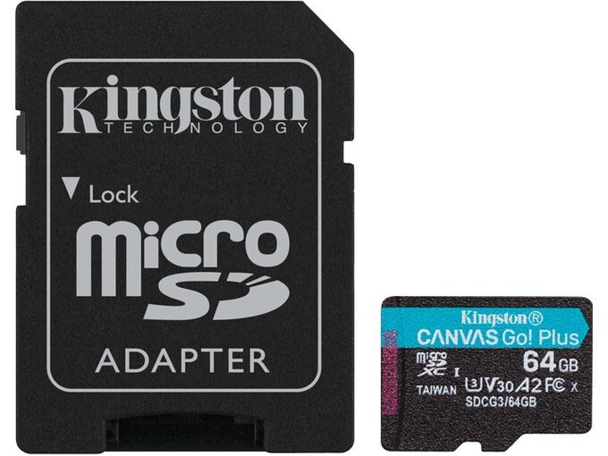 KINGSTON Spominska Kartica 64gb Canvas Go Plus SDCG3/64GB