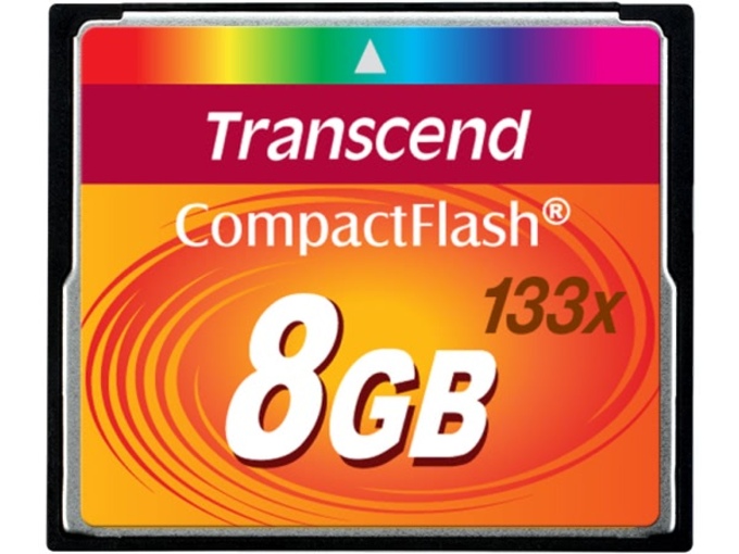 TRANSCEND spominska kartica CF 8GB 133x (TS8GCF133)