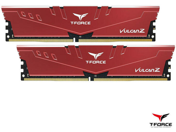 TEAMGROUP T-Force Vulcan Z 16GB (2x8GB)(TLZRD416G3200HC16CDC01) rdeč ram pomnilnik