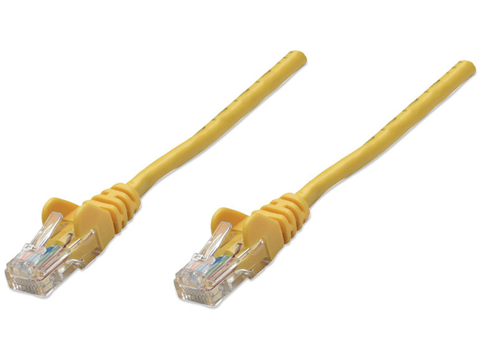 Intellinet Cat5e utp 1m rumen mrežni priključni patch kabel