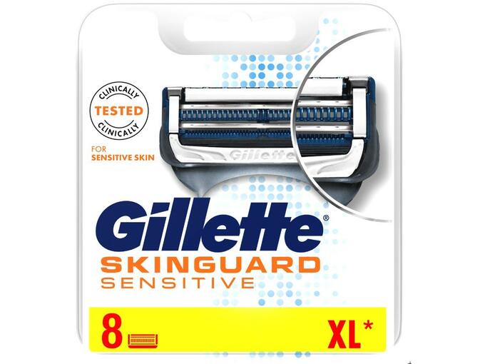 GILLETTE nadomestni nastavki SkinGuard Sensitive 8 kos 7702018486618