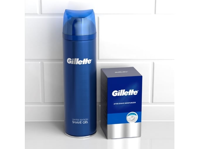 GILLETTE darilni set Fusion Sensitive gel in losjon 7702018509355