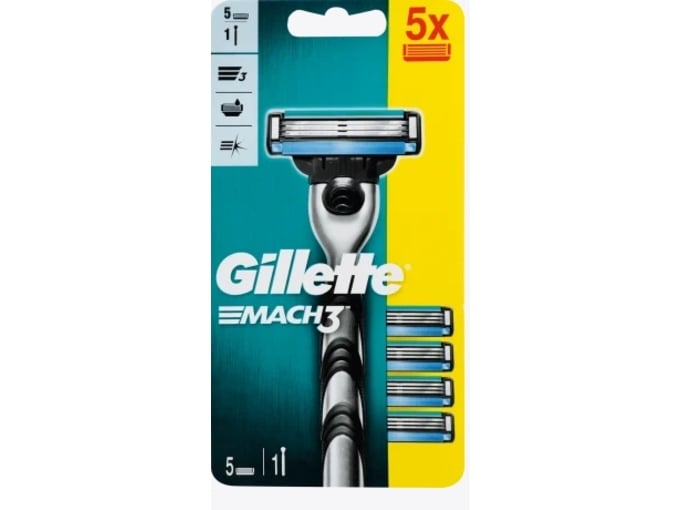 Gillette nastavki 5/1 + brivnik MACH3
