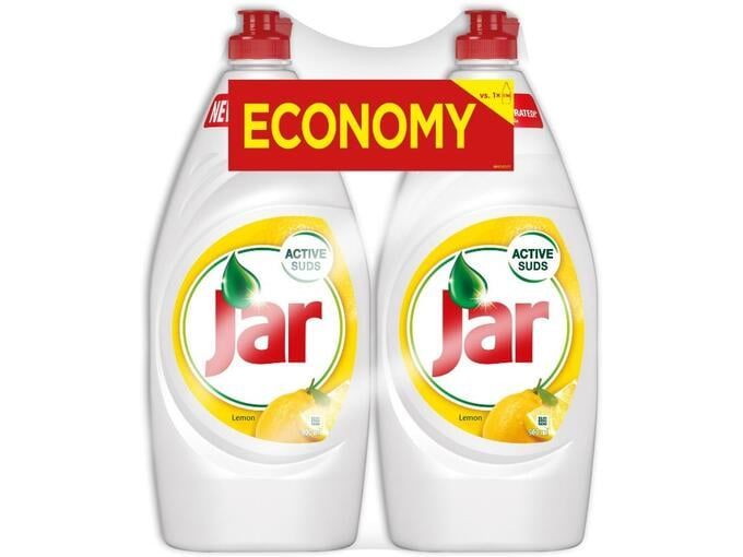 JAR detergent za ročno pomivanje posode Lemon 2x900 ml 8001090198068