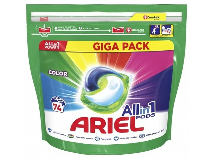 ARIEL Color 74 kos 8001841595351 kapsule za pranje perila