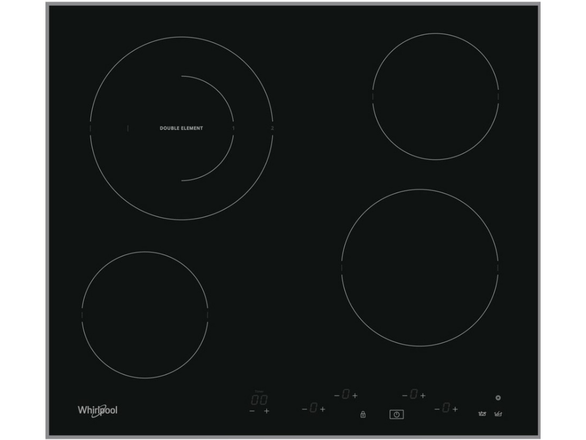 WHIRLPOOL steklokeramična kuhalna plošča AKT 8601 IX