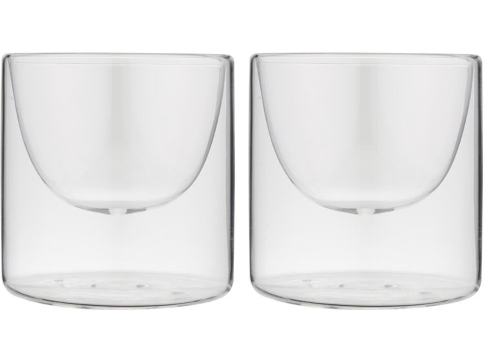 EVA Set kozarec za sladoled z dvojnim steklom Catering 220ml, 2 kos, steklo