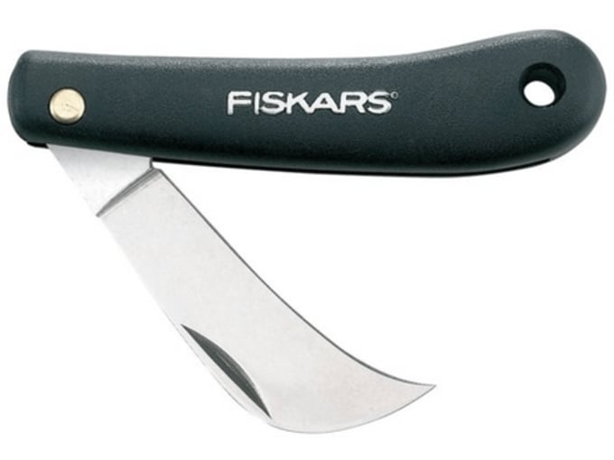 FISKARS zakrivljen cepilni nož K62, 17 cm, 1001623