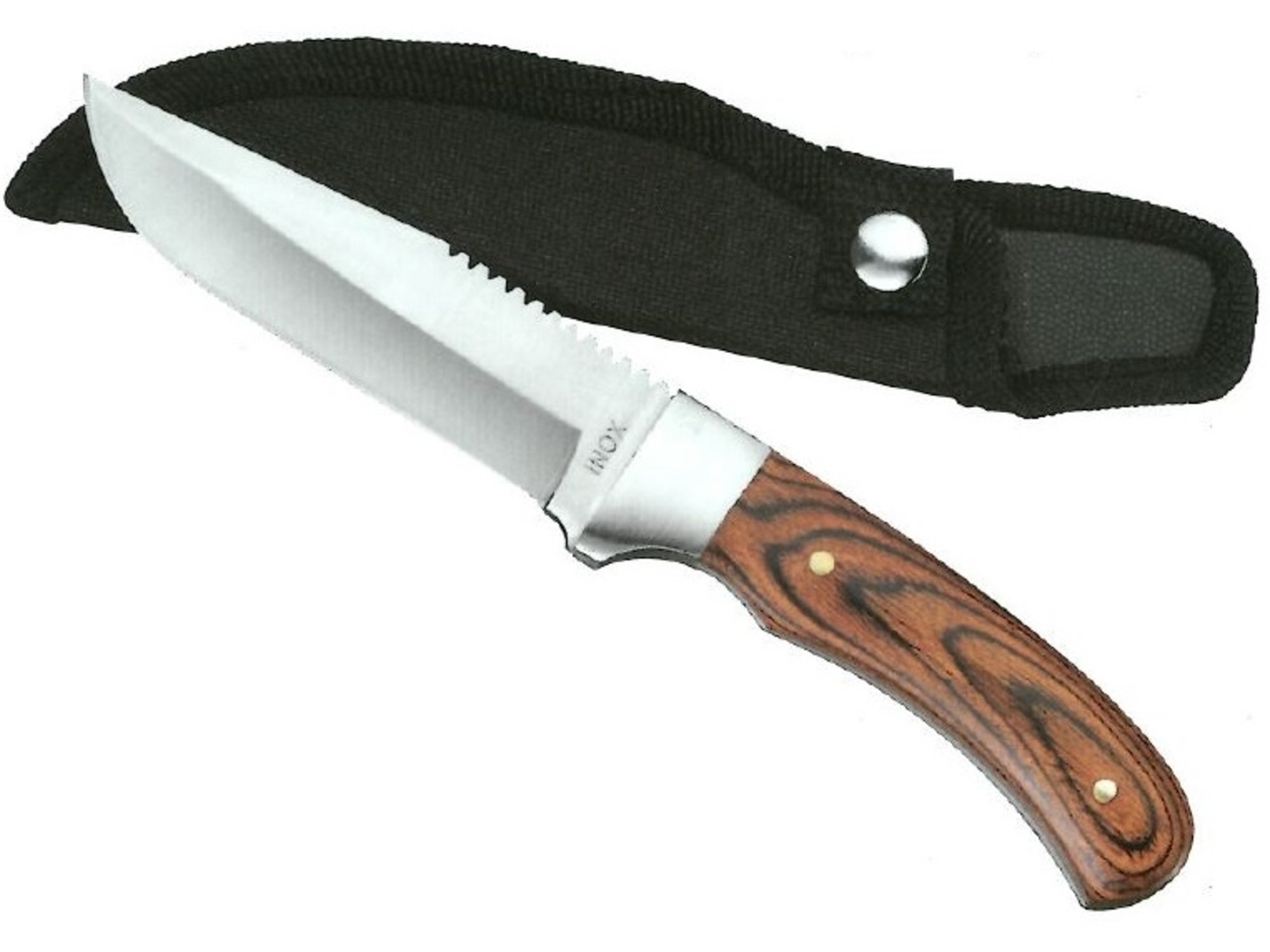 AUSONIA nož lovski, lesen ročaj rezilo 10 cm 28060