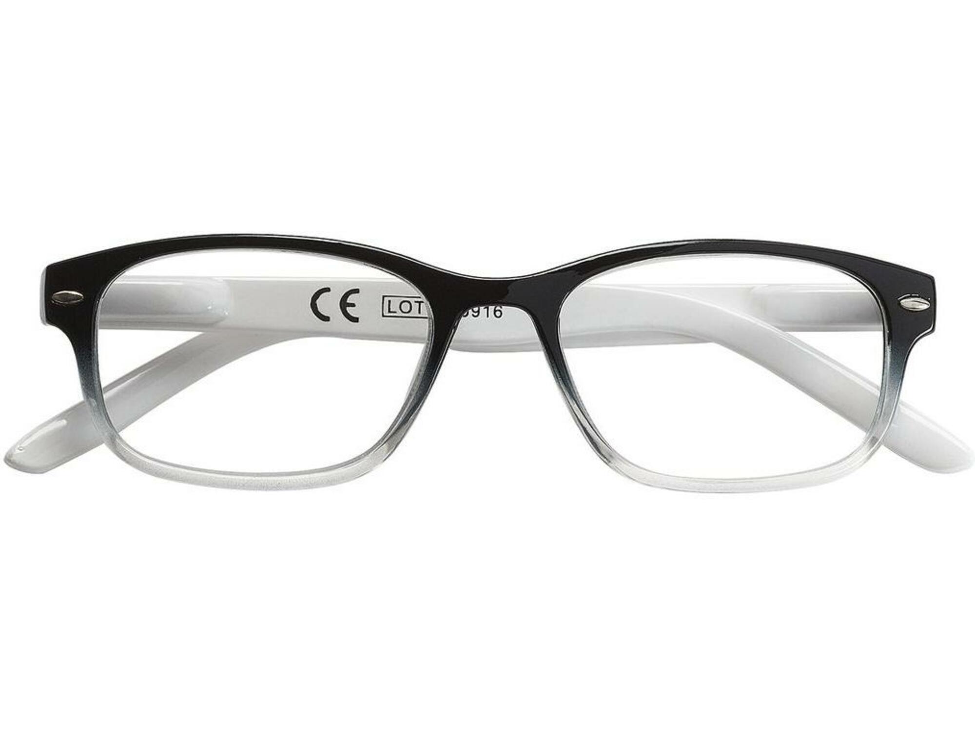 ZIPPO bralna očala črna/bela, +2 31Z-B1-BLK200