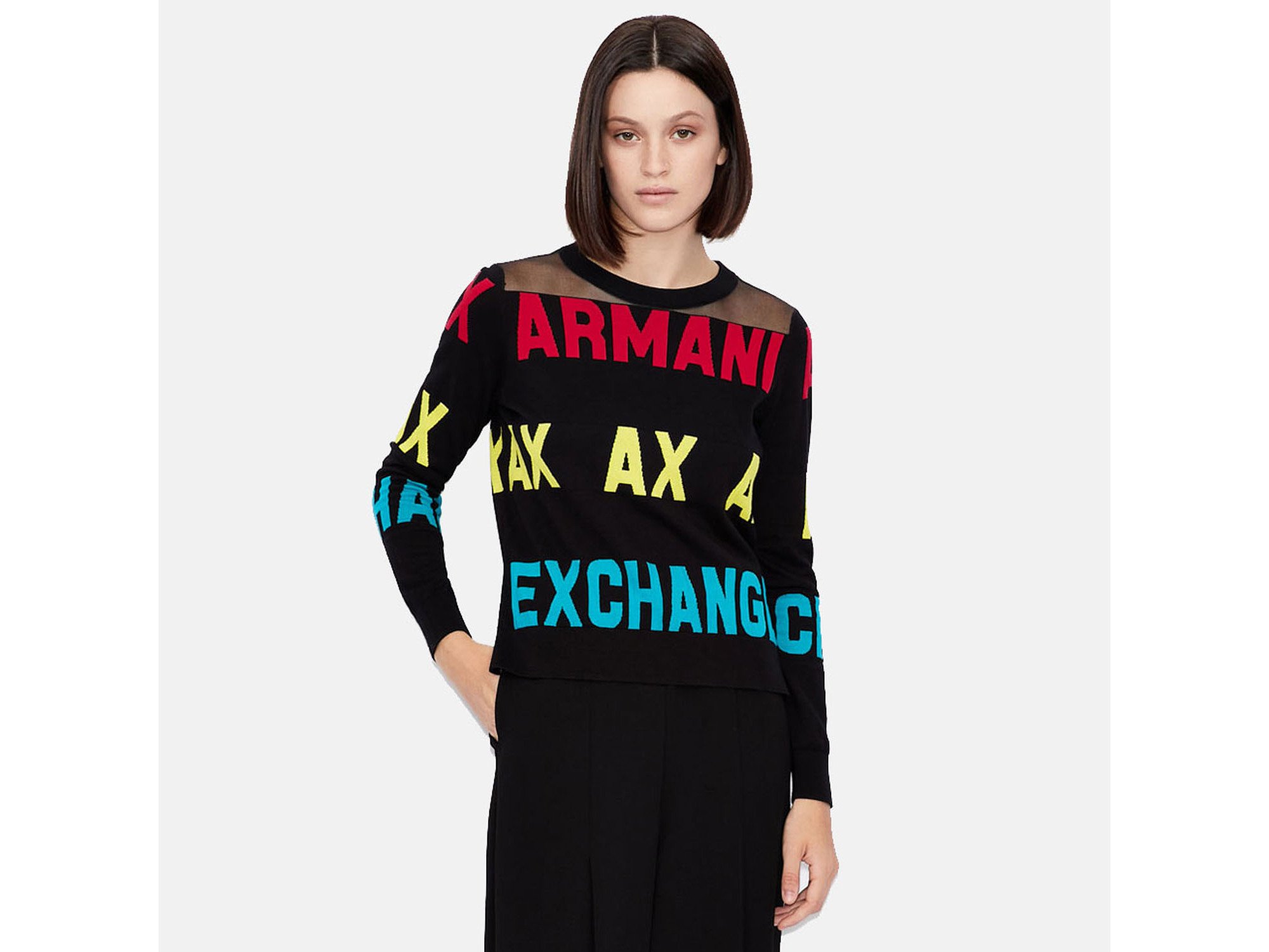 Armani Exchange Ženski pulover pleten 6HYM1F YMD4Z