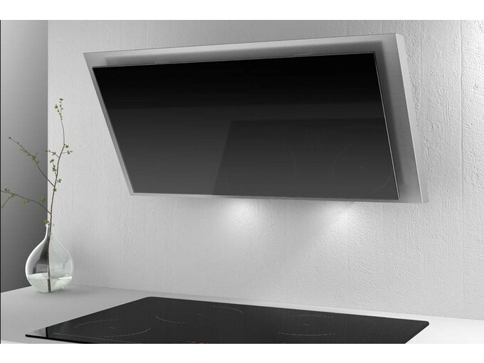 AIRFORCE stenska dekorativna kuhinjska napa 80 cm F162 LED, inox/črna