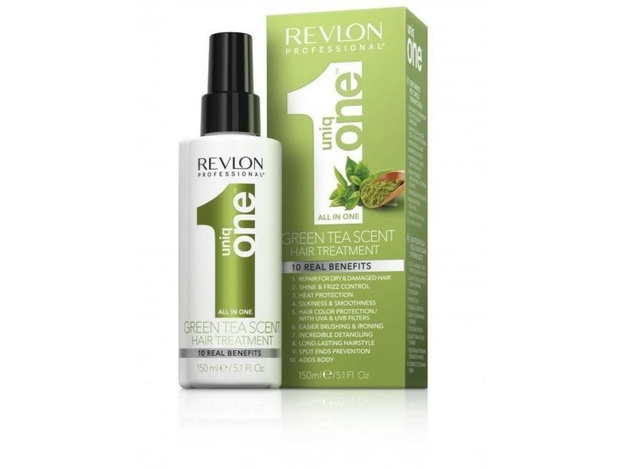 Revlon professional maska za lase v razpršilu Uniq one GREEN TEA 150 ml