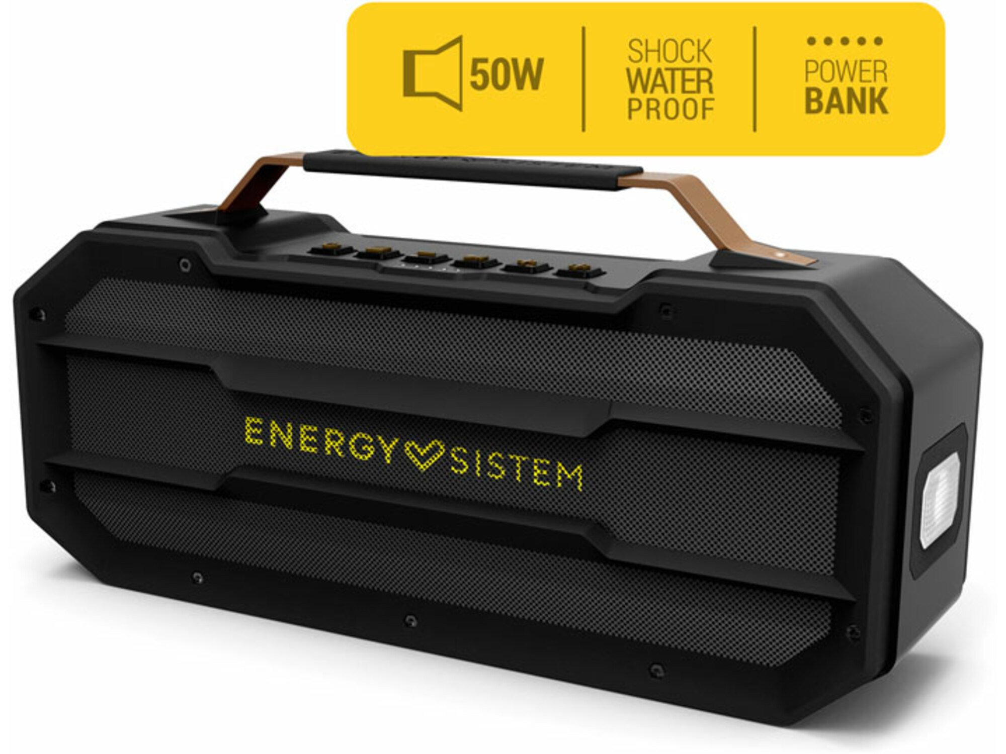 Energy Sistem Outdoor box street 50w bluetooth/3,5mm usb microsd mp3 fm radio črn zvočnik