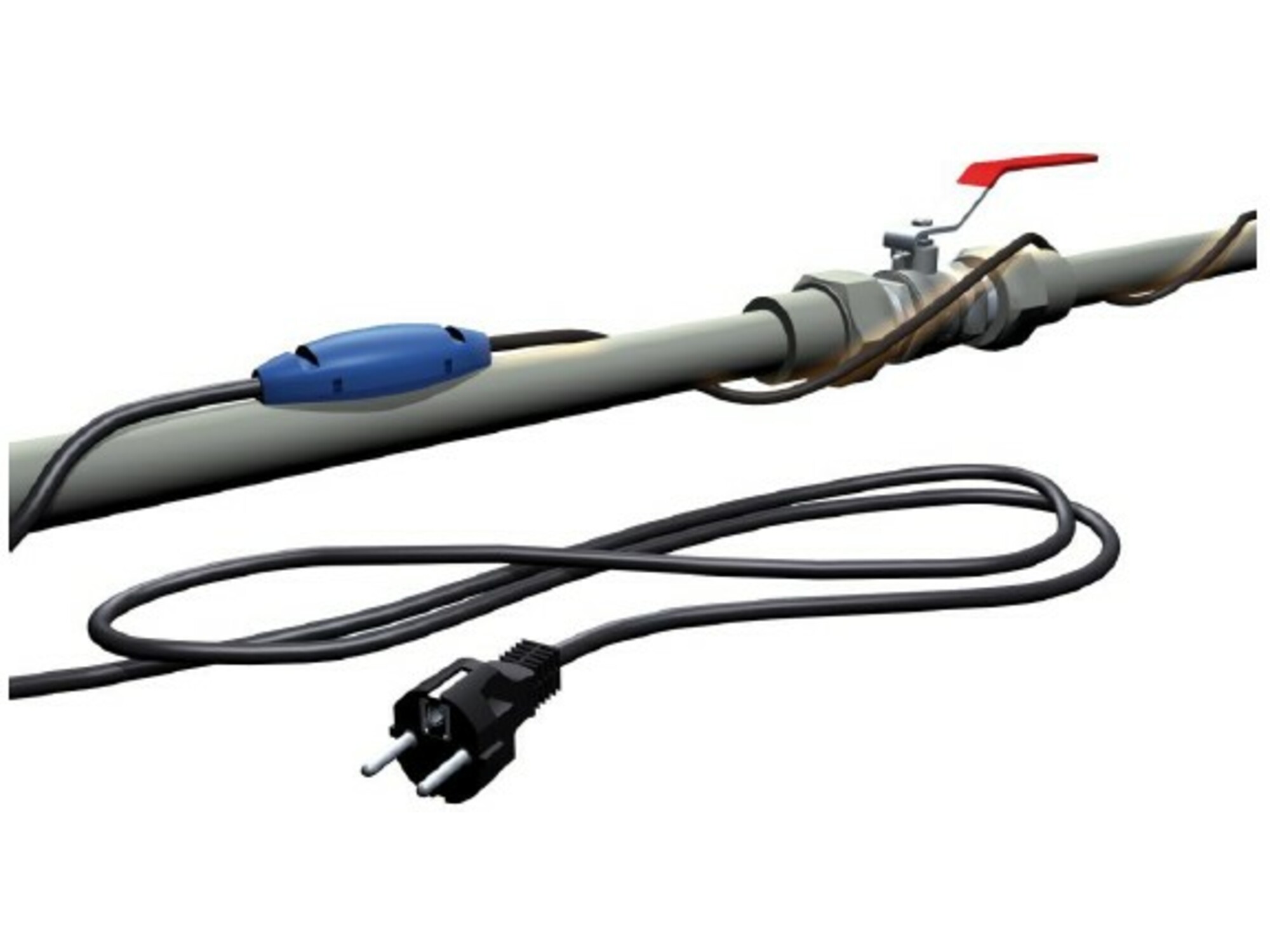 MYSUN grelni kabel z vgrajenim termostatom PFP 3m/30W