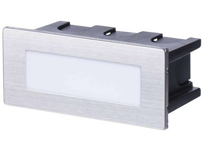 EMOS LIGHTING orientacijska LED svetilka vgradna, kvadratna 1,5W WW IP65 ZC0108
